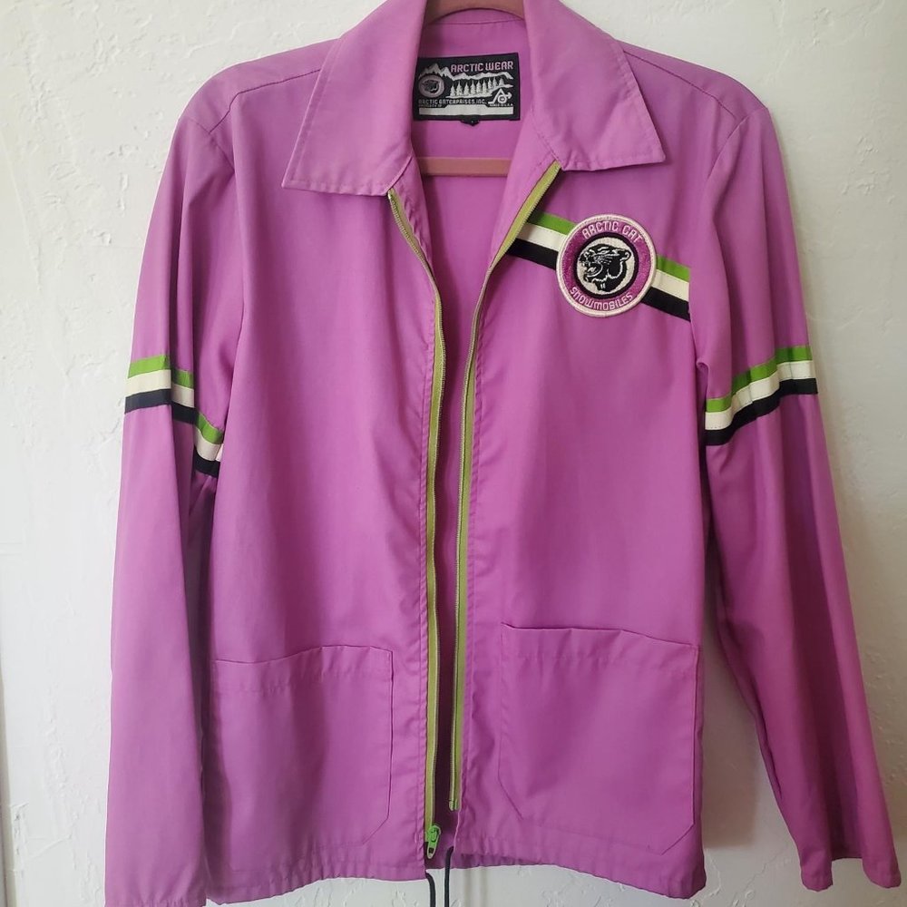 vintage arctic cat snowmobile light jacket